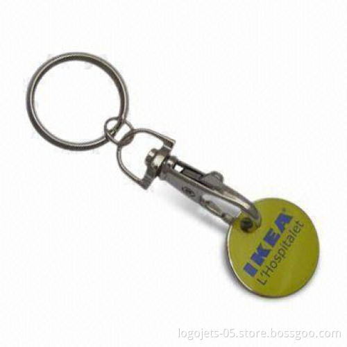 Metal Keychain, Available in Different Sizes, with Zinc Alloy Process